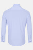 Men's Long Sleeve Gilded Gentlemen Shirt Colour 13 Blue Lemon
