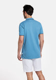 mens blue polo shirt
