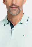 mens green polo shirt