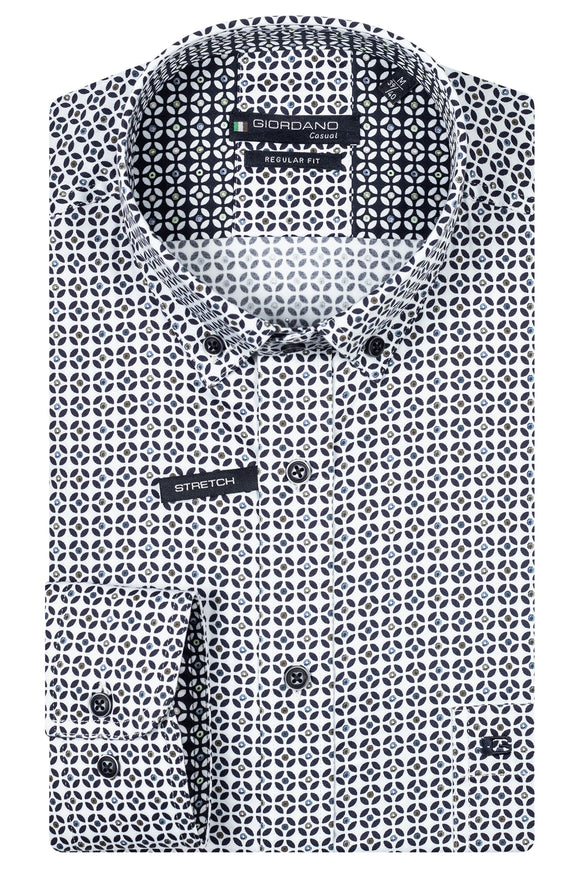 Giordano optical white shirt