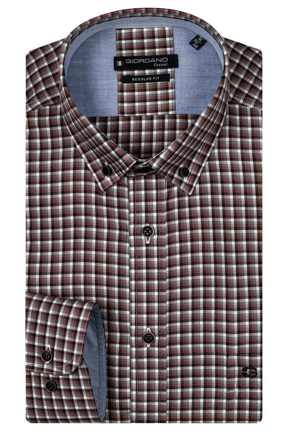 Phillipsmenswear Giordano Twill Check Shirt
