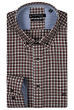 Giordano red twill shirt