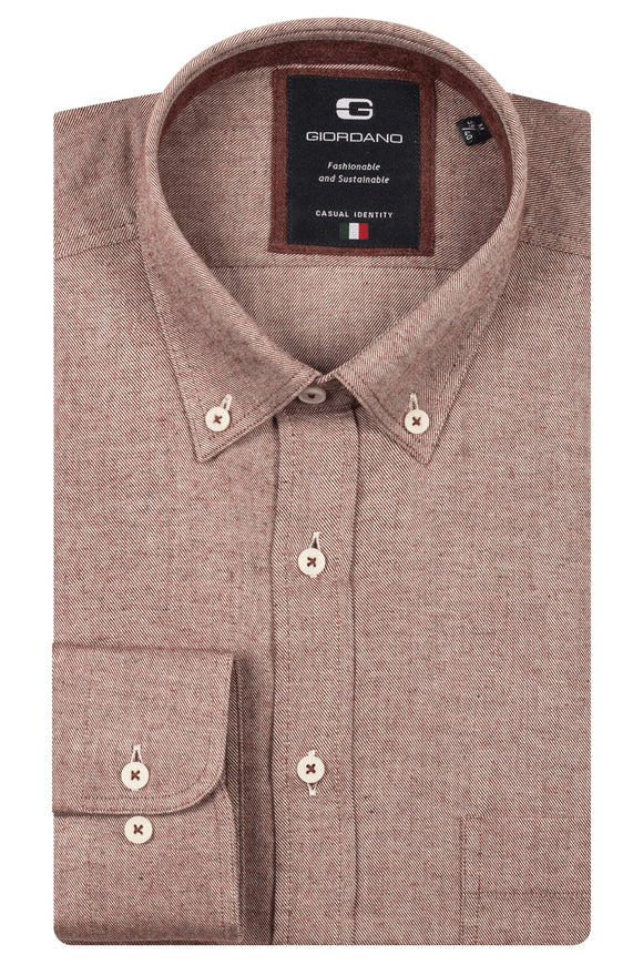Phillips Menswear Giordano Burgundy  Shirt