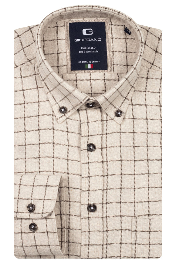 Giordano Fall Collection Brown Check