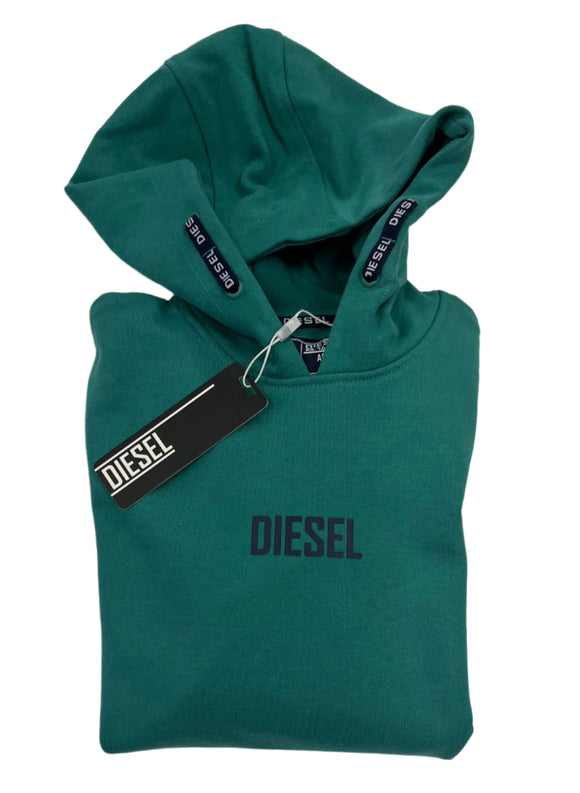 Diesel Samuel Hoodie Teal 