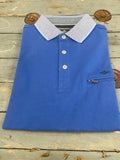 baileys royal blue polo shirt