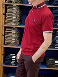 Men's Wine Polo Shirt