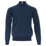 Kenrow Half Zip Sweater Justin Blue Melange