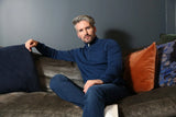 Kenrow Half Zip Sweater Justin Blue Melange
