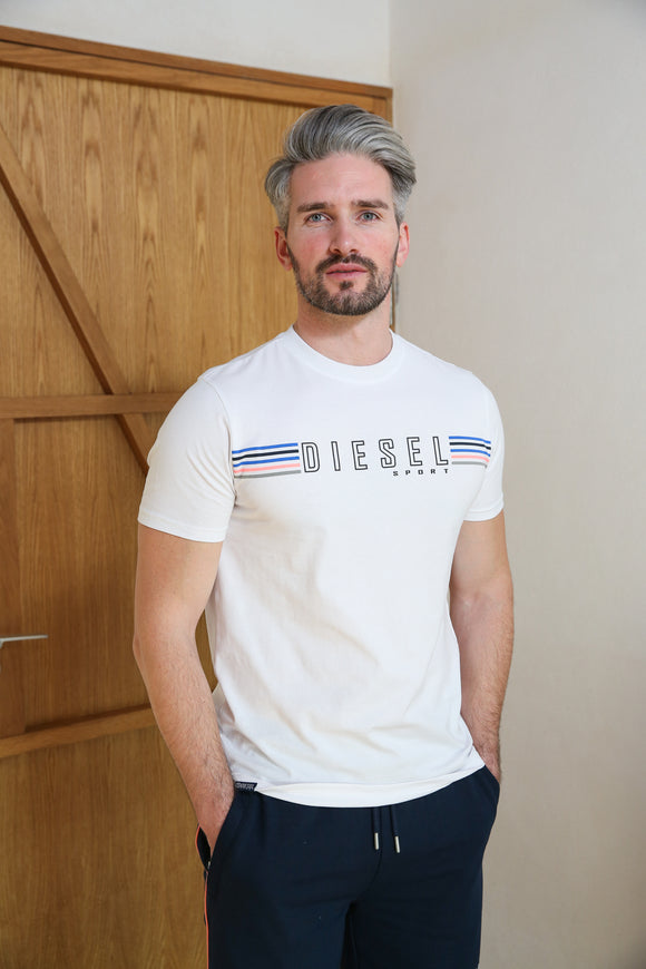 Phillips Menswear Diesel Sport White Tee
