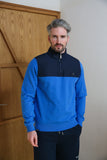 Diesel Blue Men's 1/2 Zip Sweater