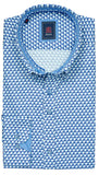 andre nore blue men's fashion shirt
