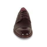 phillips menswear mens burguny shoe