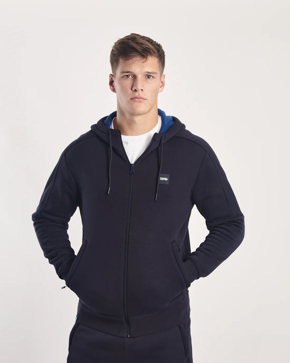 mens navy hoody