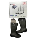 Polytech soft toe green wellingtons