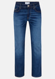 rivet and denim jean
