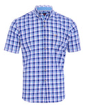 Andre Men's Short Sleeve Shirt Lagan Red