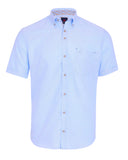 Andre Men's Short Sleeve Shirt Shannon Blue