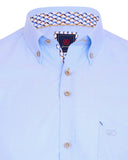 Andre Men's Short Sleeve Shirt Shannon Blue