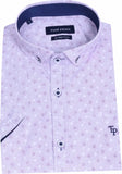Tom Penn Mens Shortsleeve Shirt TP 828 White