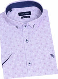 Tom Penn Mens Shortsleeve Shirt TP 926 W\Burg