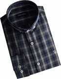 Phillips Menswear Tom Penn Navy Check Shirt