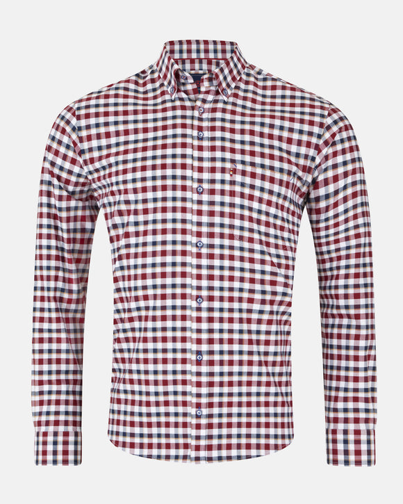 Andre Texas Burgundy Shirt