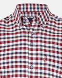 Phillips Menswear Andre Texas Burgundy Shirt