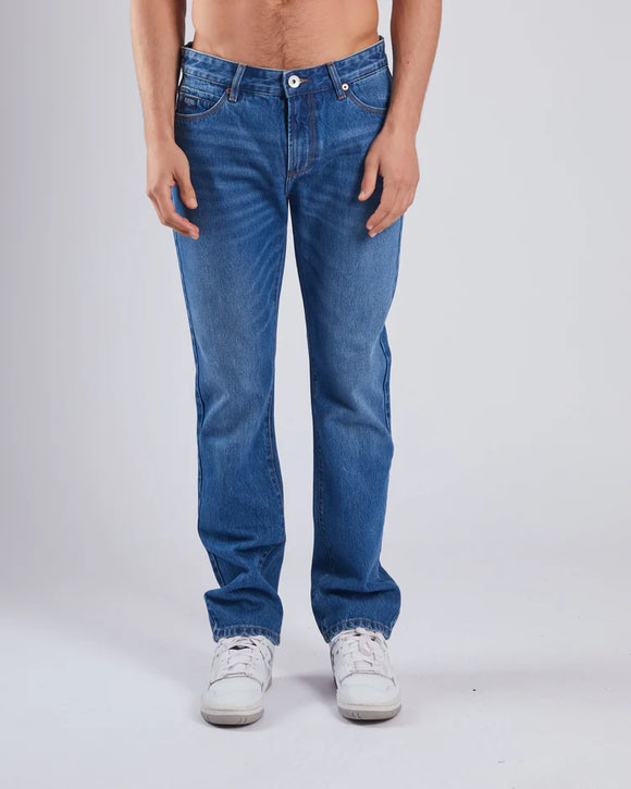 Diesel straight leg medium blue jeans