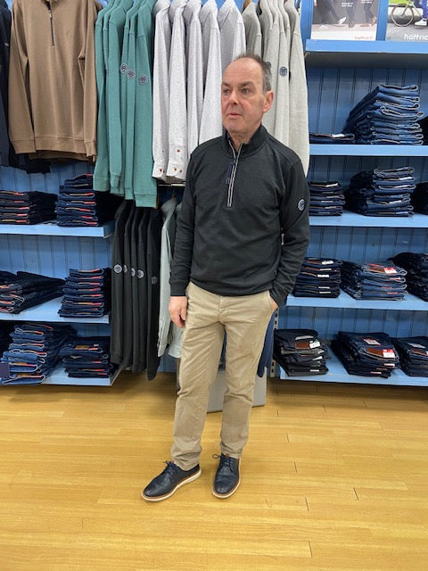 Lerros 1/4 Zip Sweater Black