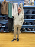 Lerros 1/4 Zip Sweater Stone
