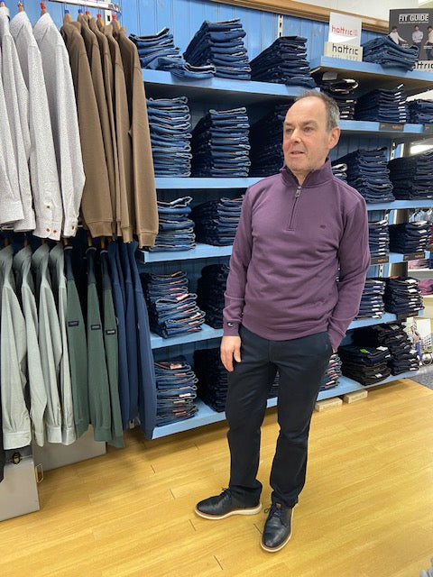 Rivet And Denim Flux 1/4 Zip Sweater
