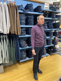 Men's Purple 1/4 Zip Sweater
