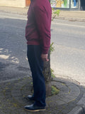 mans chino trousers navy