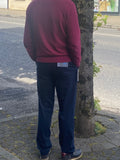 mens navy chino