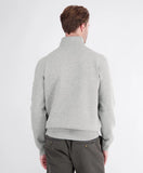 Men's Lerros 1/4 Zip Sweater2694422 col Grey 259