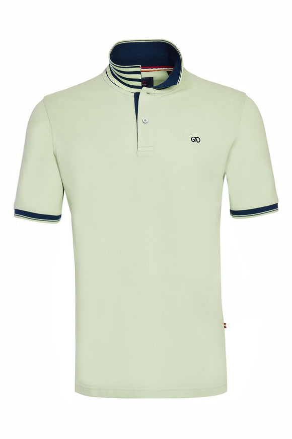 mens polo shirt sage