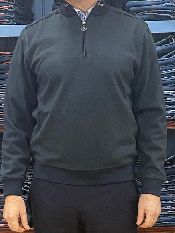 Phillipsmenswear 6th sense 1/4 zip insignia