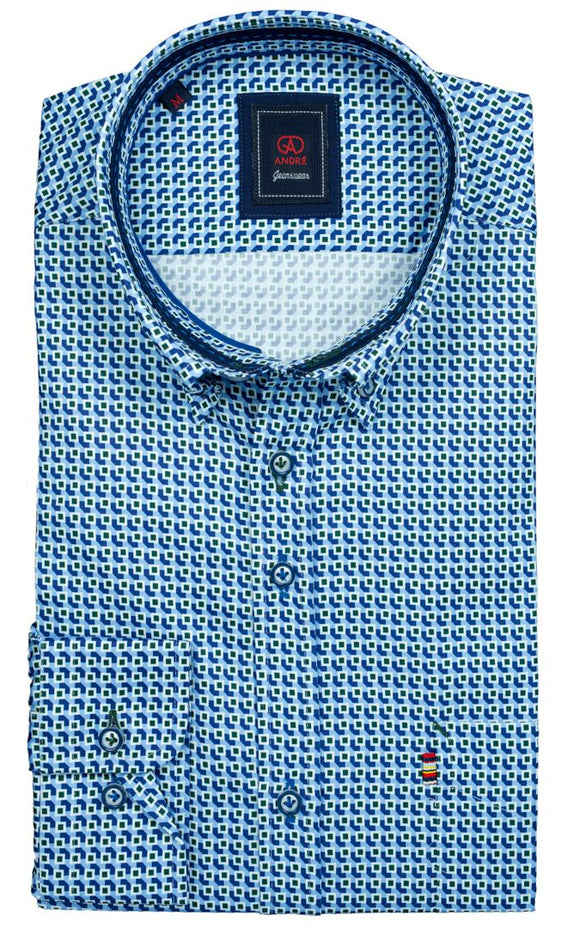 mens shirt with button down collar
