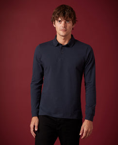 long sleeve polo shirt