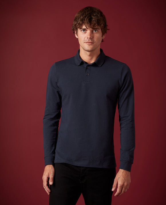 long sleeve polo shirt