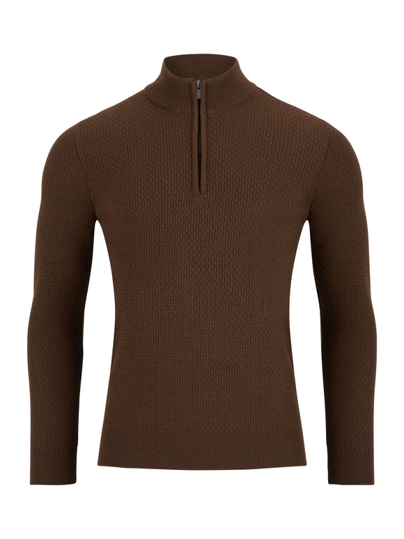 mens sweater brown