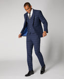 mens suit navy three piece