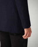 Remus Uomo Wool Overcoat Navy Lohman 78