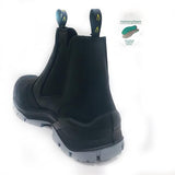 Bicap Full Safety Pull on Boot - Black & Brown