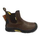 Impact Safety Boss Safety Boots - Brown (Men's & Boys sizes)