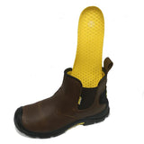 Impact Safety Boss Safety Boots - Brown (Men's & Boys sizes)
