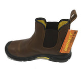 Impact Safety Boss Safety Boots - Brown (Men's & Boys sizes)