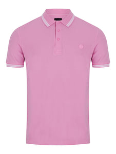 phillips menswear mens pink polo shirt