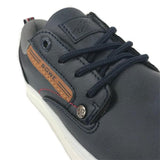 boys navy trainer shoe